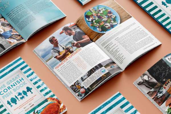 Cornwall Food & Drink design portfolio cover image